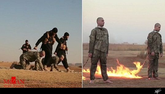 داعش 2نظامی ترک را زنده زنده سوزاندند + فیلم