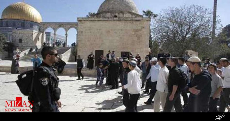 یورش شهرک نشینان صهیونیست به مسجد الاقصی