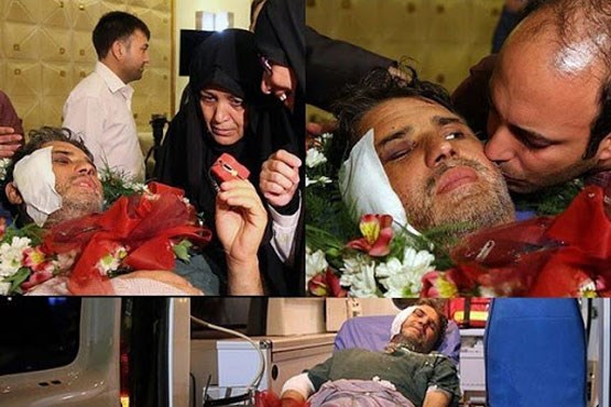 خبرنگار مجروح صداوسیما به تهران بازگشت