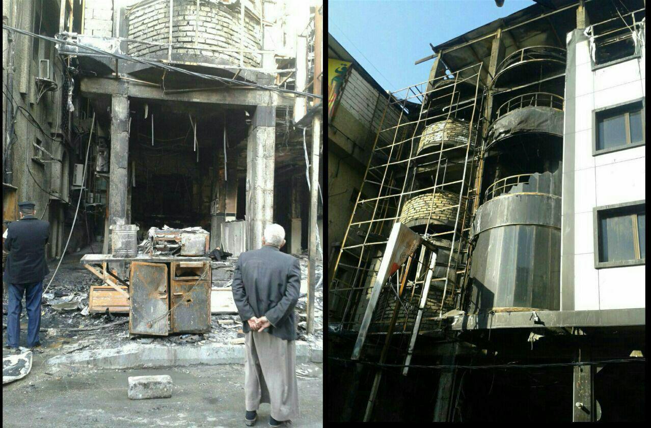 تایید مرگ 2 ایرانی در حادثه آتش سوزی هتل در کربلا/ اجساد قابل شناسایی نیستند+فیلم