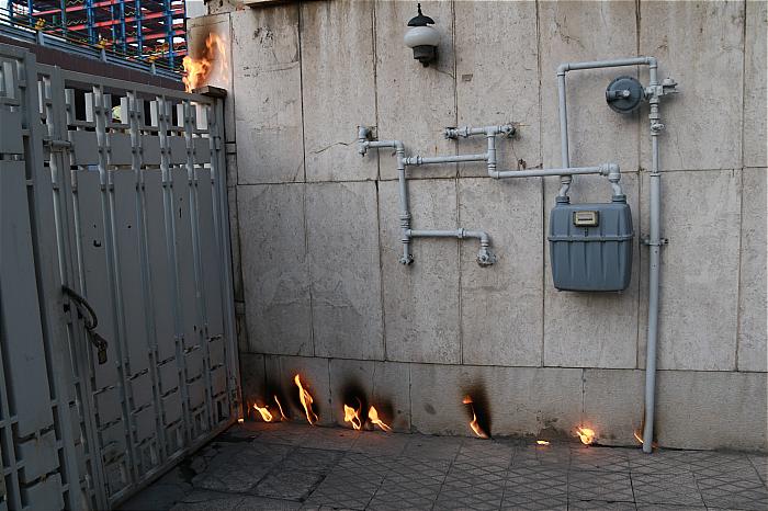 انفجار گاز در سالن بدنسازی خیابان میرداماد+ تصاویر