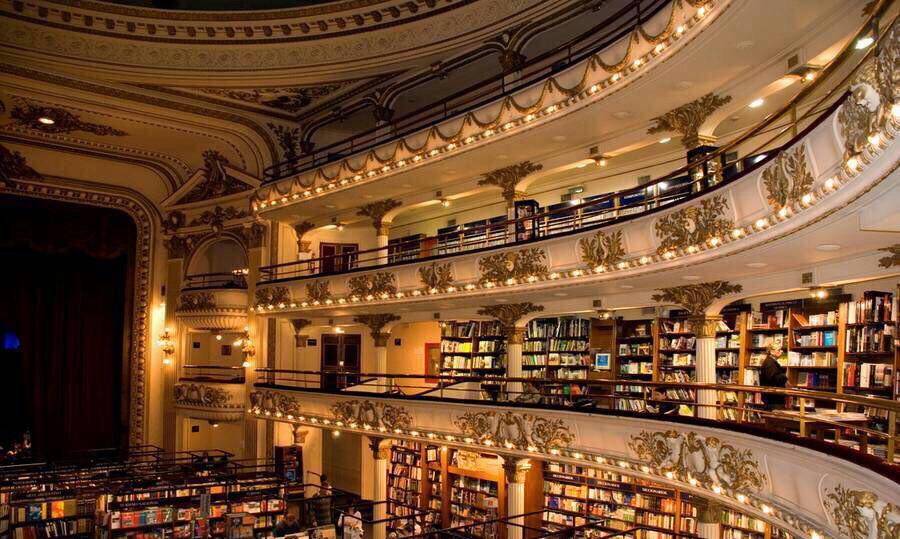 زیباترین کتابفروشی دنیا در آرژانتین+ عکس