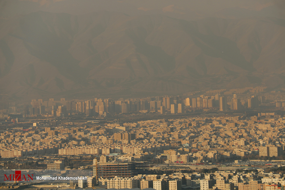 هوای تهران ناسالم است/ شاخص آلودگی 120