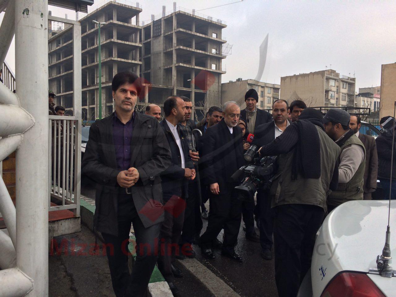 حضور رئیس سازمان انرژی اتمی در راهپیمایی 22 بهمن