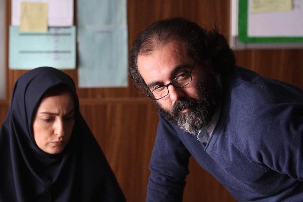 حامد محمدی و شقایق دهقان در پشت صحنه فیلم «اکسیدان»