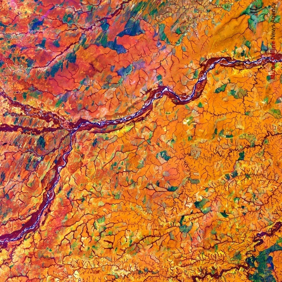 رود متا در مرز کلمبیا و ونزوئلا