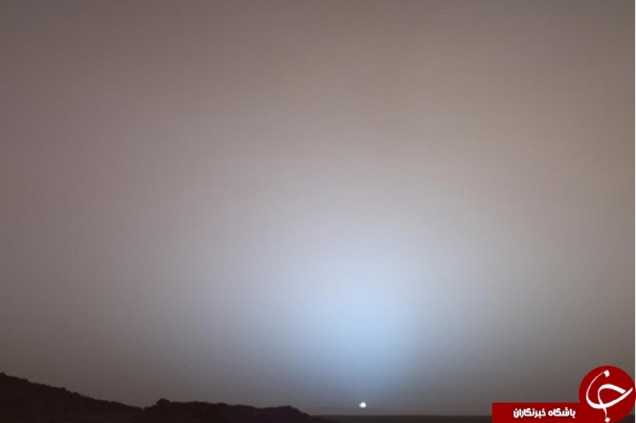 9- غروب آفتاب بر روی سیاره مریخ 