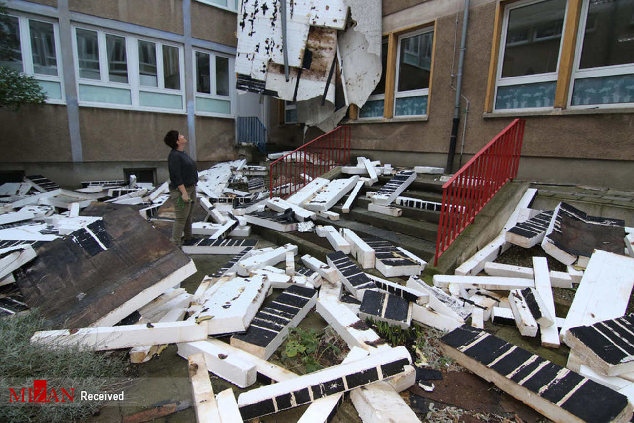 صدمات طوفان در آلمان