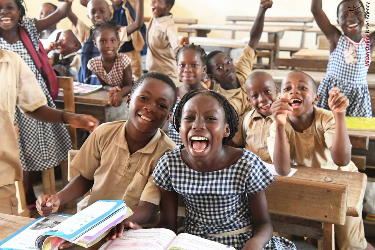 کلاس درس کودکان ساحل عاج