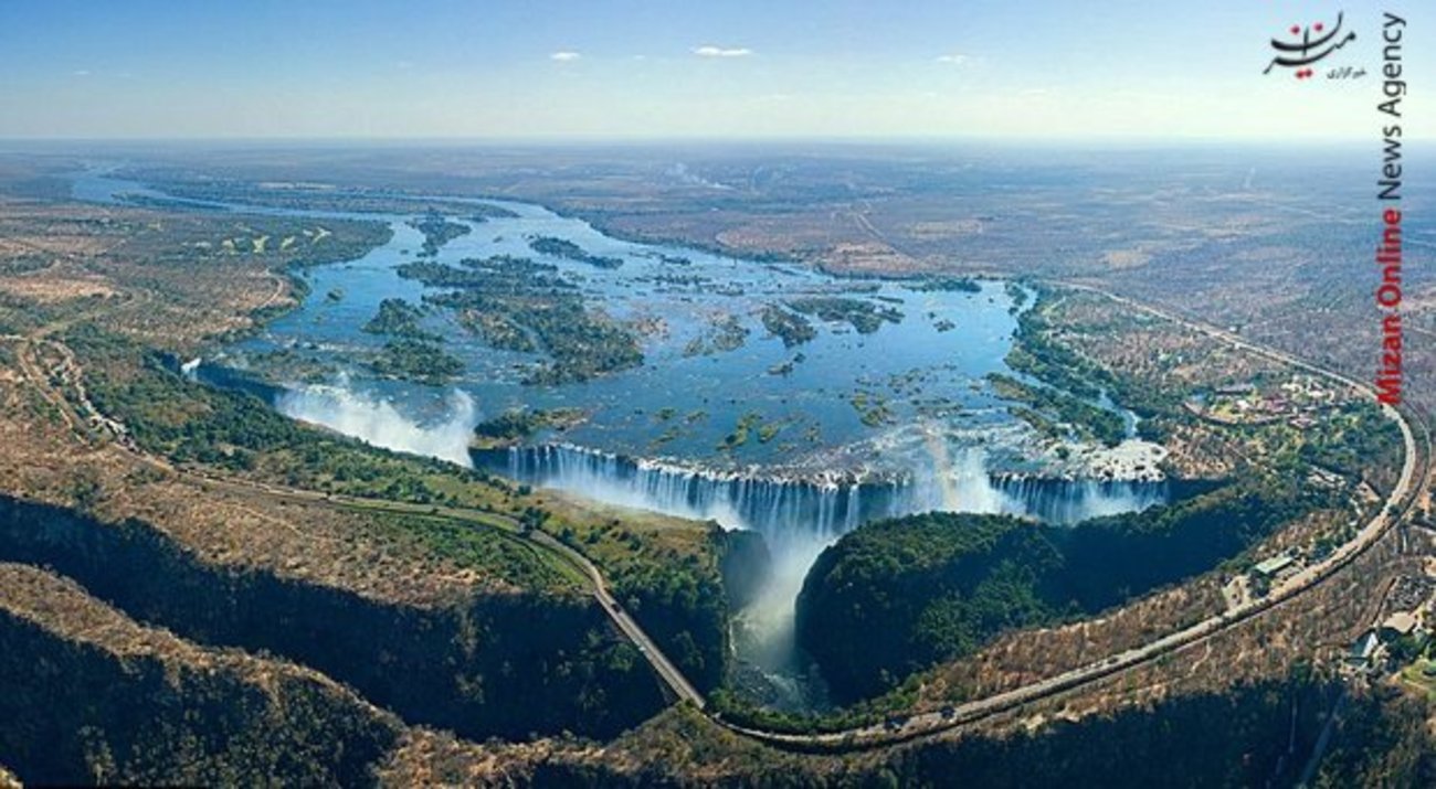 آبشار ویکتوریا در زامبیا