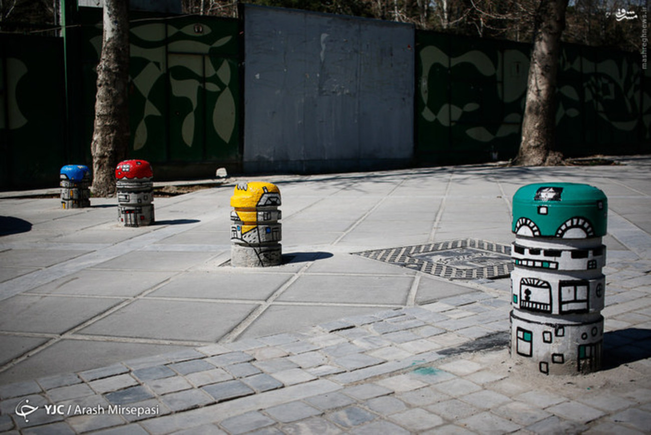ظرح های خلاقانه شهروند تهرانی در خیابان های پایتخت