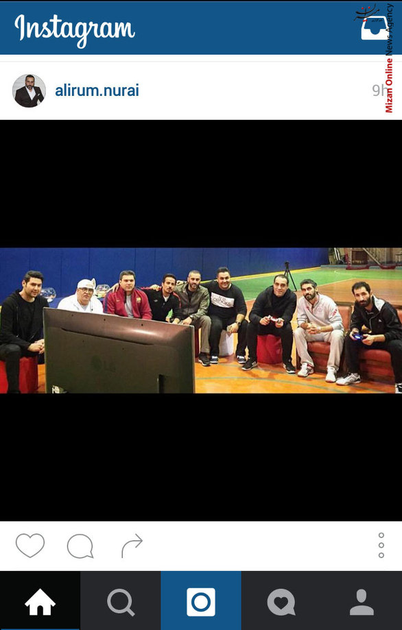 حضور علیرام نورایی، هنرمندان و فوتبالیست ها در استودیوی شبکه 5 برای ضبط ویژه برنامه نوروزی