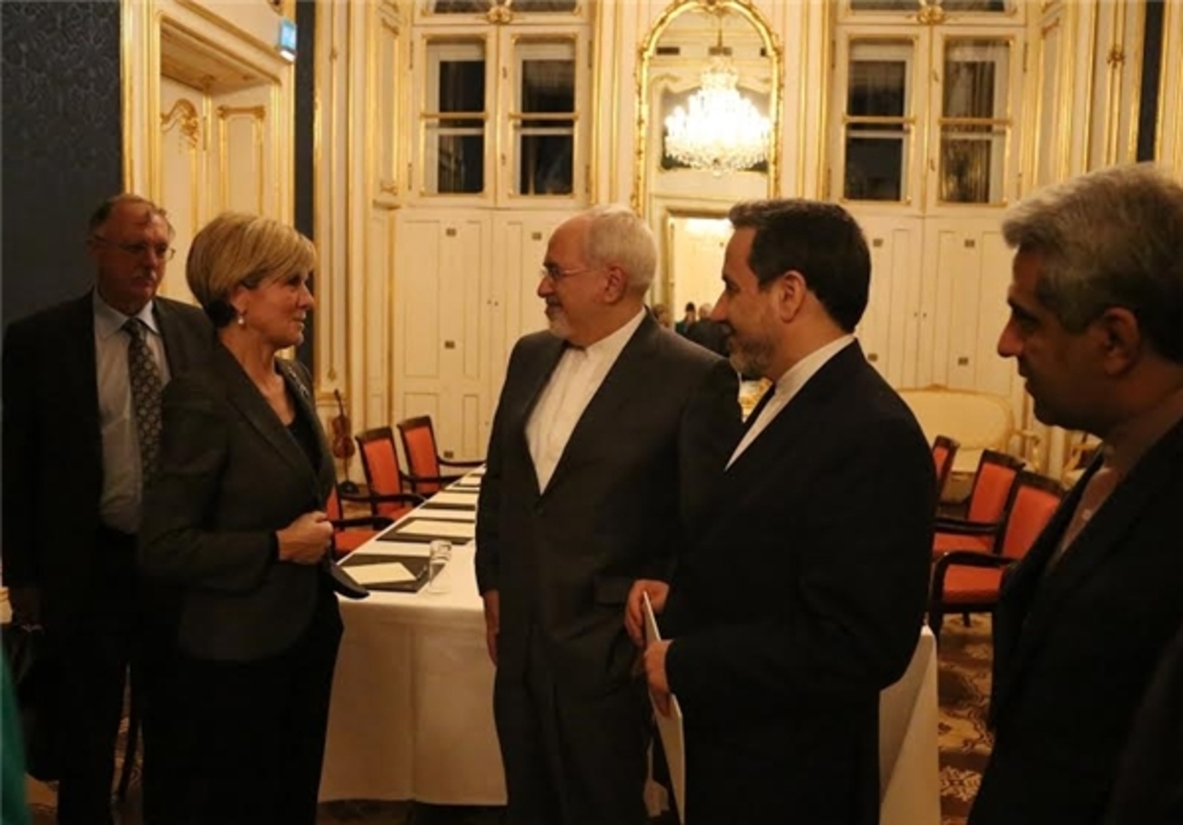 دیدار ظریف با همتای استرالیایی خود در وین