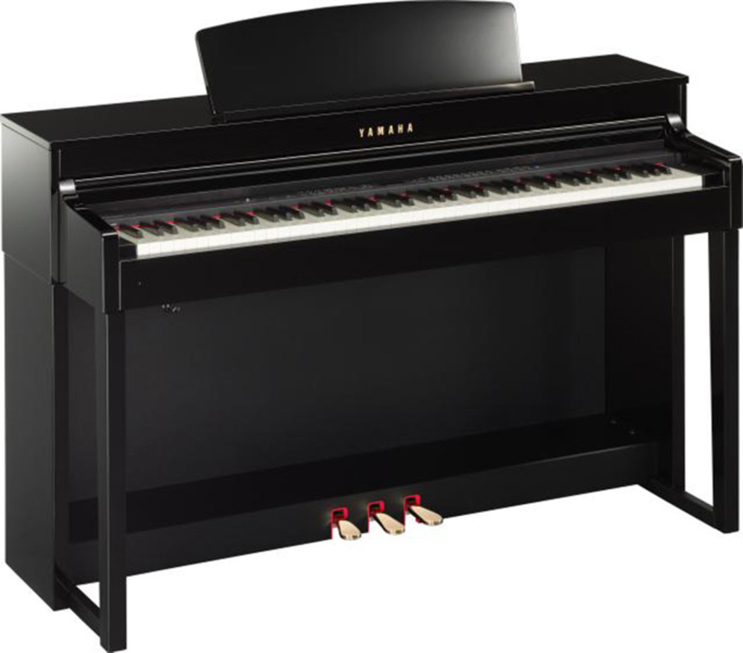 Yamaha Clavinova Digital Piano - می‌توان گفت که Minimoog کار‌های بیشتری را برای صنعت موسیقی انجام داد یا Fairlight جالب‌تر بود اما در اکثر خانه‌های آمریکا در سال ۱۹۸۰ با پیانو Clavinova روبرو می‌شدید. پیانو دیجیتال محبوب یاماها ظاهر و شکل و شمایل یک Spinet (مدل کوچک‌تر و کوتاه‌تر پیانو) را با کیفیت مدرن رده متوسط ترکیب کرده بود. با وزن کم و فضای مورد نیاز نا‌چیز و همچنین نیاز نداشتن به کوک شدن، اکثر افراد این پیانو را خریداری کردند بدون اینکه فضای زیادی از خانه خود را اشغال کنند.