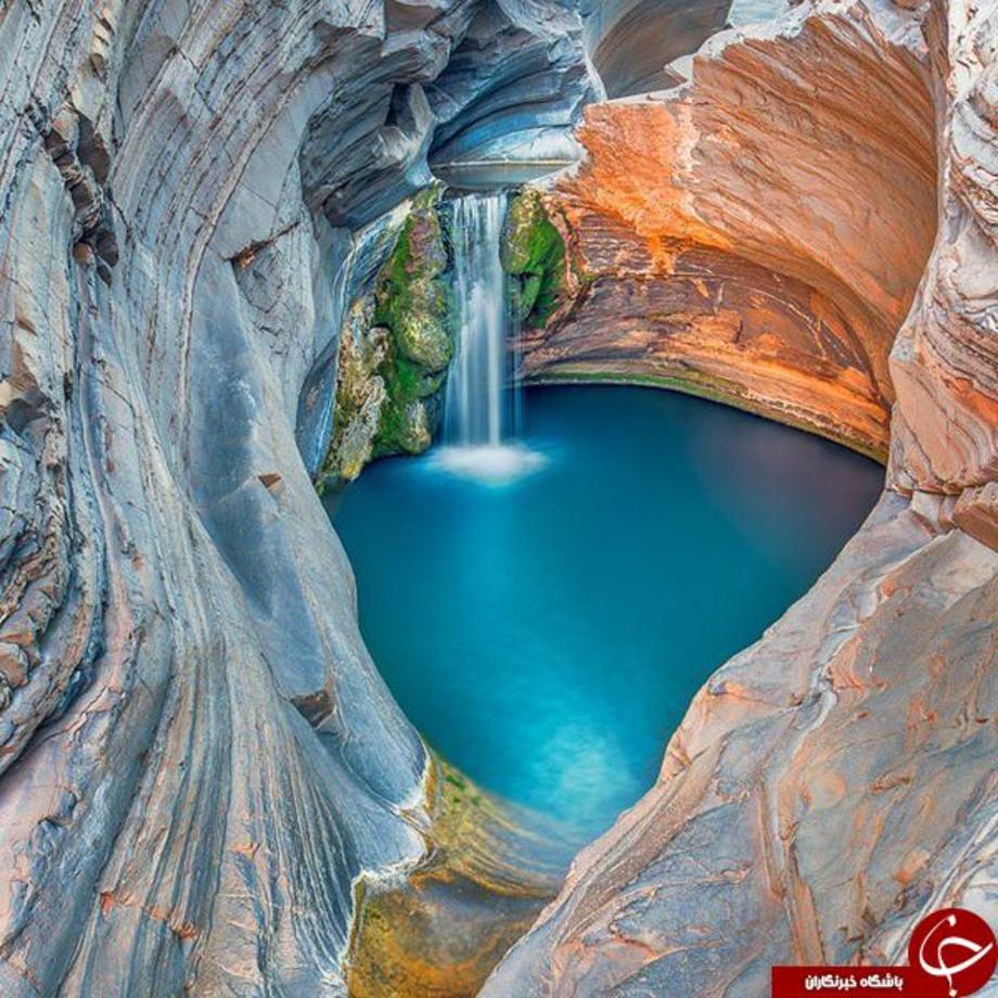 حوضچه آب گرم در پارک ملی استرالیا