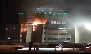 مهار سریع آتش سوزی در فرودگاه مشهد