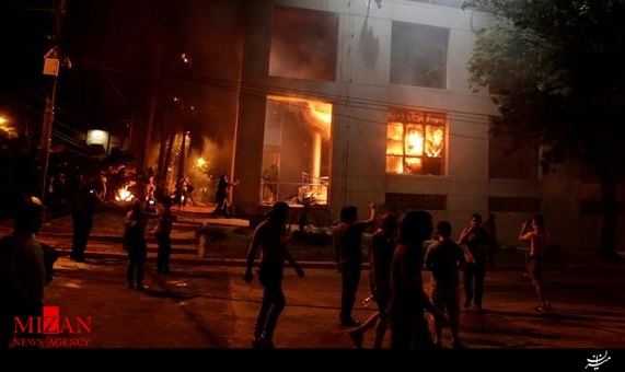 پارلمان پاراگوئه در آتش خشم معترضان سوخت 
