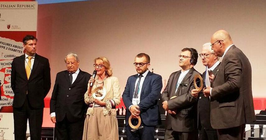 کسب جایزه حلقه طلایی دیابت ۲۰۱۷ مؤسسه 'ایبدو' ایتالیا توسط پژوهشگران ایرانی