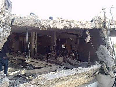 اشغالگران صهیونیست منزل شهید فلسطینی را منفجر کردند+عکس