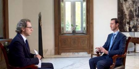 بشار اسد: تروریست های داعش با کمک عربستان، قطر و ترکیه قوی باقی می مانند