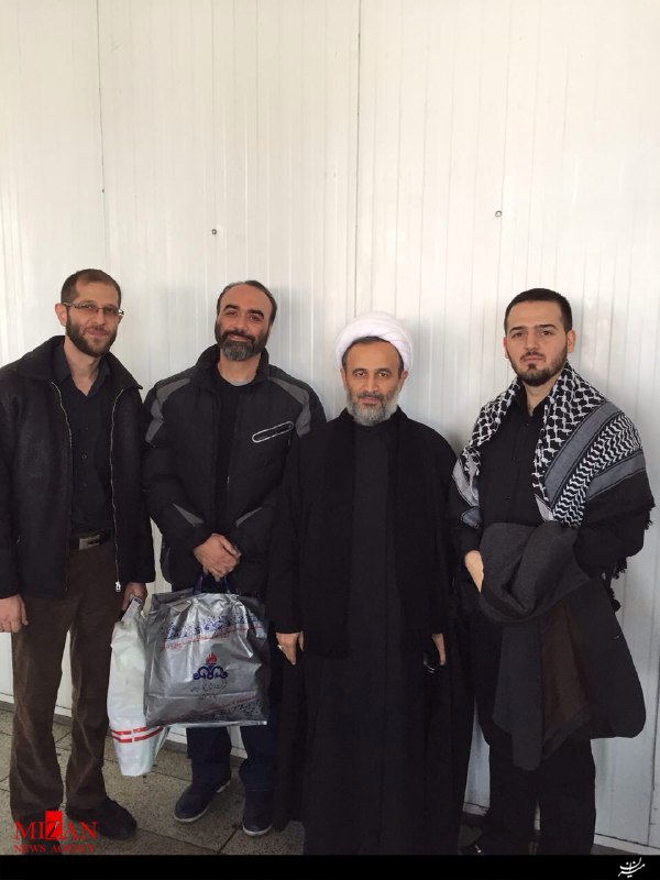 پناهیان در فرودگاه امام خمینی (ره)  به سمت نجف برای پیاده روی اربعین + عکس