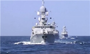استقرار ناوگان دریایی روسیه در دریای خزر