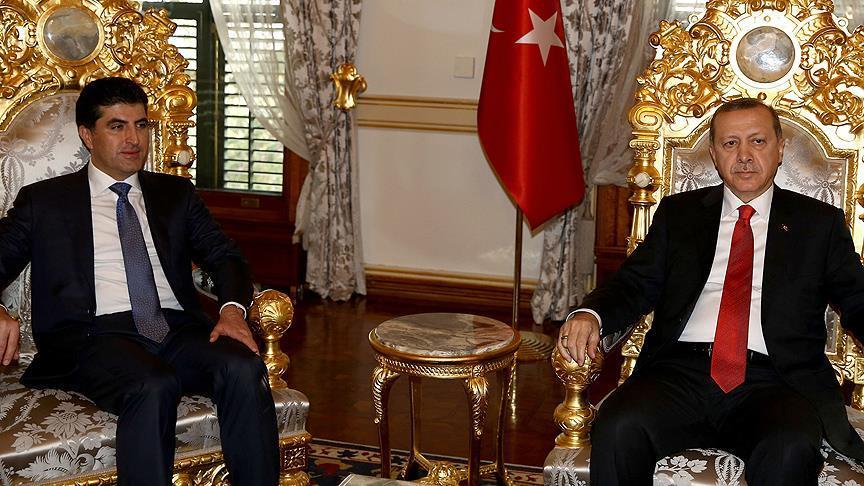 در دیدار اردوغان با مقام‎های ارشد اقلیم کردستان عراق چه گذشت؟