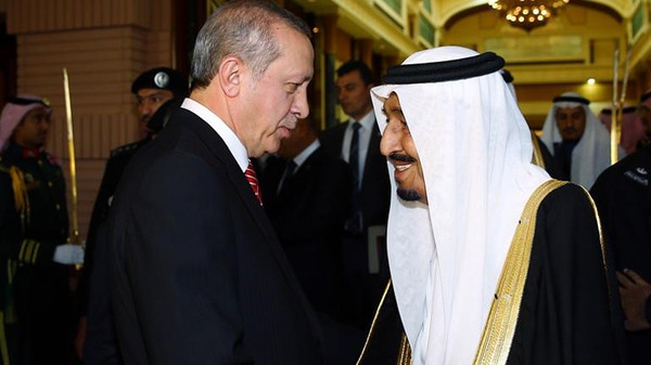 اردوغان برای دیدار با ملک سلمان وارد عربستان شد