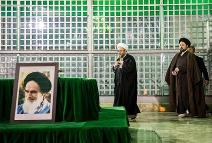 تجدید میثاق رئیس قوه قضاییه و مسئولان عالی قضایی با آرمانهای امام راحل