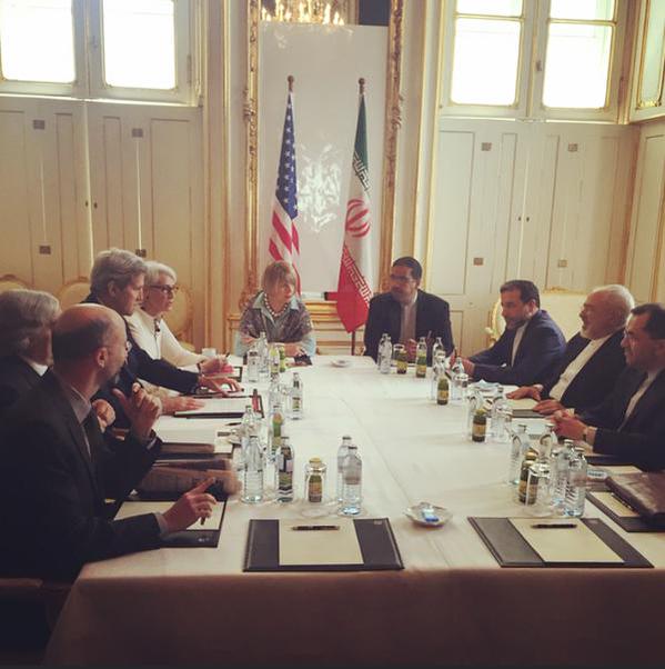 پایان دیدار دوجانبه وزرای خارجه ایران و آمریکا/ موگرینی فردا به وین می‌آید