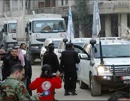 ورود کمک‎های غذایی و دارویی به چند منطقه تحت محاصره سوریه