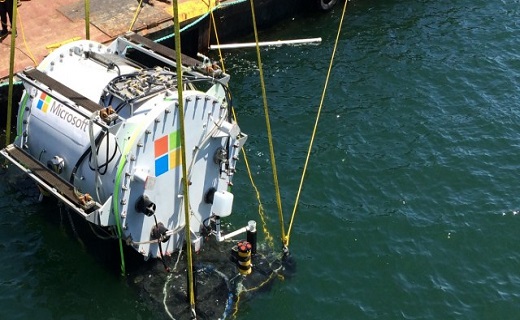 تاسیس پایگاه داده جدید مایکروسافت در زیر آب