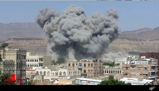 جنگنده‎های متجاوز سعودی مخزن آب صنعا را بمباران کردند