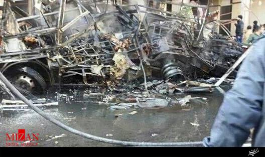 انفجار بمب نزدیک باشگاه افسران دمشق/دستکم 8 نفر کشته و 20 نفر زخمی شدند + عکس