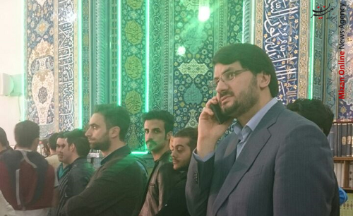 حضور بذرپاش در مسجد النبی (ص) هفت حوض + عکس