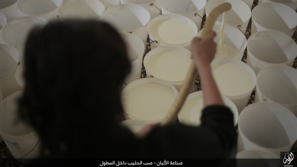 رونمایی داعش از کارگاه فرآوری شیر + عکس / ویژه عید 101