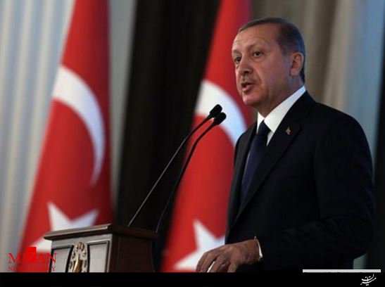 اردوغان: غرب به تروریست‎ها کمک تسلیحاتی می‎کند
