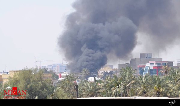 آخرین تصاویر انفجار خودروی بمبگذاری شده در بصره + عکس