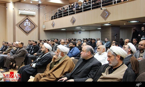 برگزاری درس اخلاق با حضور حجت الاسلام انصاریان در دادگستری همدان