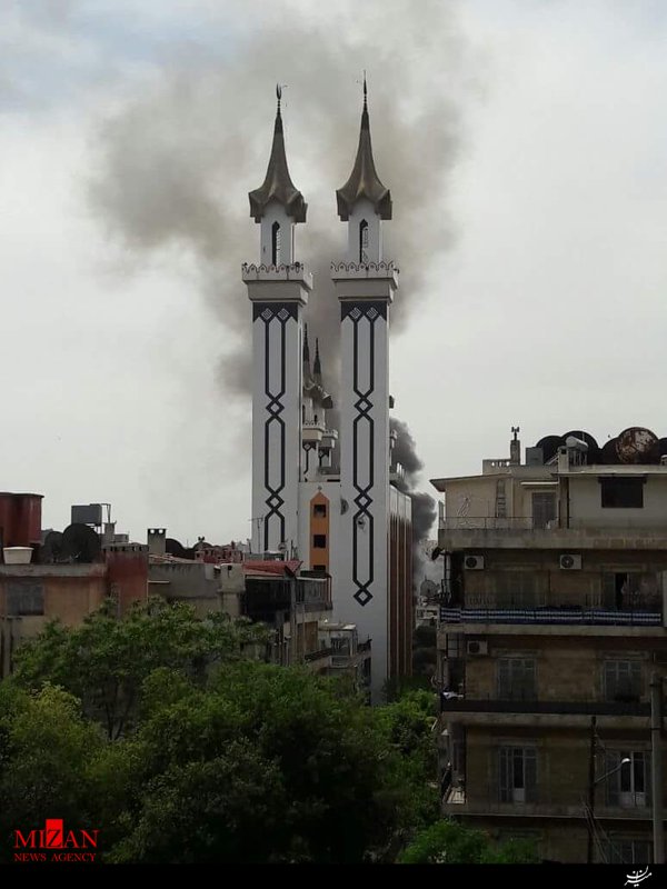 انفجار بیمارستان حلب از نمایی متفاوت + عکس