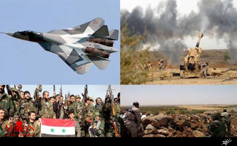 ارتش سوریه ادوات نظامی تروریست ها را در خان طومان منهدم کردند