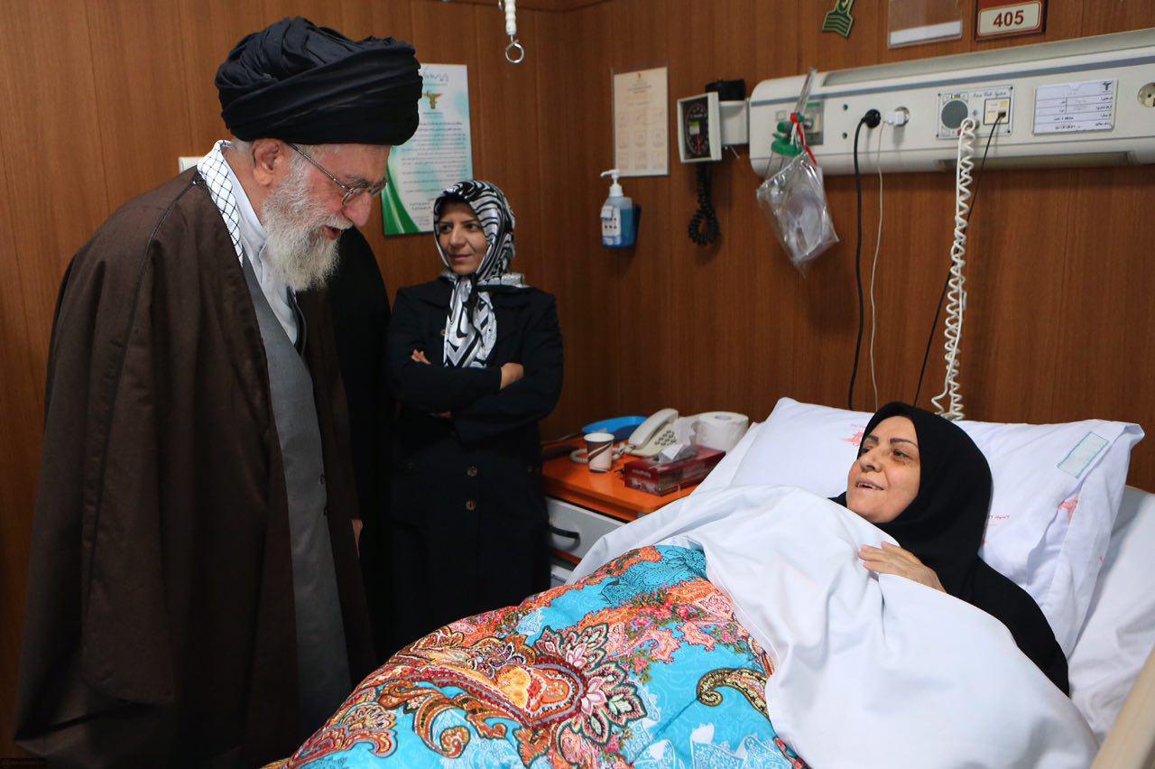 رهبر انقلاب در پیامی درگذشت همسر شهید بابایی را تسلیت گفتند