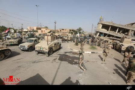 ساختمان های دولتی فلوجه به کنترل نیروهای عراقی درآمد/حلقه محاصره داعش تنگ تر ش+عکس