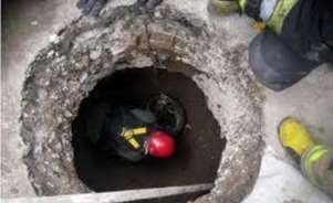 مرگ کارگر افغان در چاه 35 متری