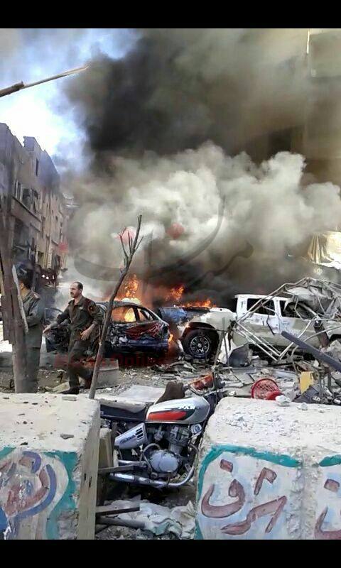 تصاویر انفجارهای تروریستی در زینبیه منتشر شد