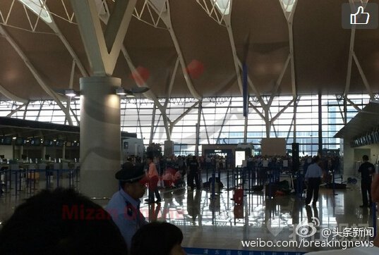 انفجار در فرودگاه پودونگ چین