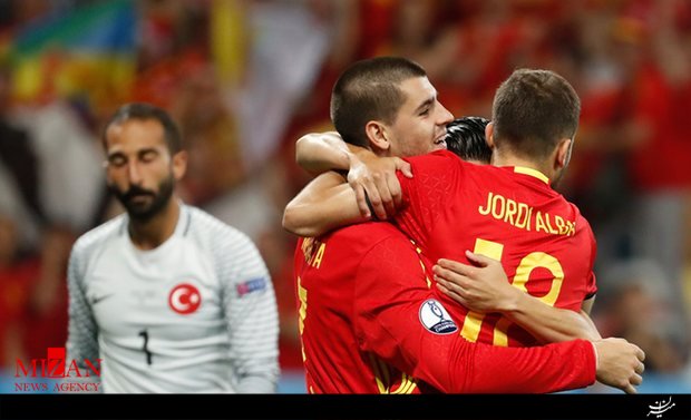 اسپانیا 3-0 ترکیه؛ حال یاران توران خوب نبود