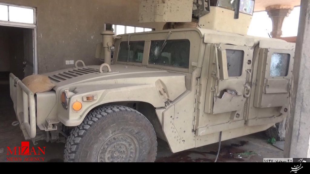 تسلیحات نیروهای امنیتی عراق در دست داعش افتاد + عکس