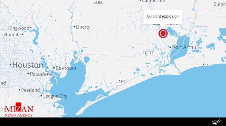 انفجار در سکوی نفتی تگزاس /7 نفر مجروح شدند