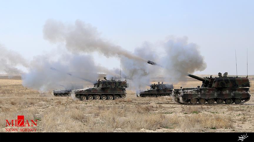 ارتش ترکیه 40 خمپاره به سمت مواضع داعش در سوریه شلیک کرد